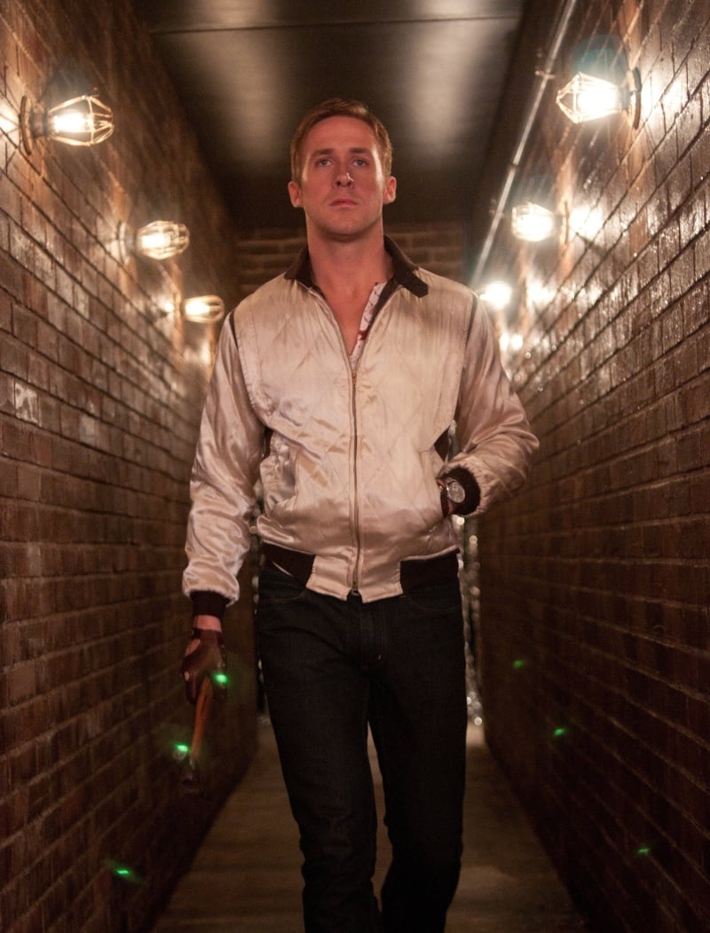 Ryan Gosling's Drive haircut: short clean-cut style with closely shaved sides and textured slightly tousled top, showing the finished styled look